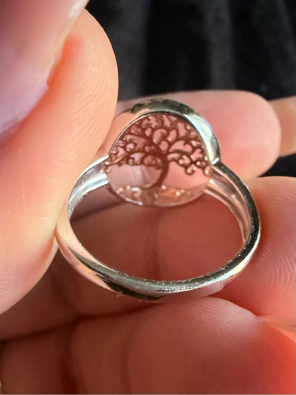 925 Tree of Life Filigree Ring - 925 SS